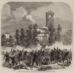 Der Krieg, Angriff auf die Kirche von Magenta